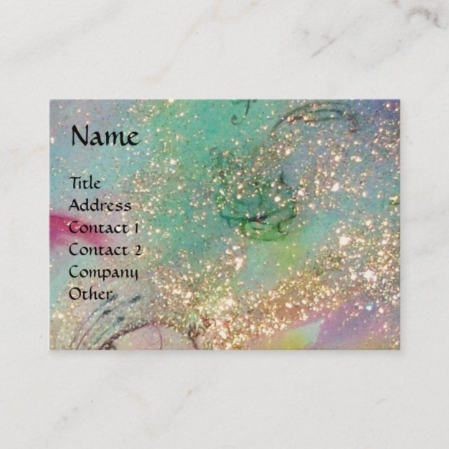 CARTÃO DE VISITA JARDIM DAS SOMBRAS PERDIDAS - PLANTA MÁGICA DE BOR (Frente)