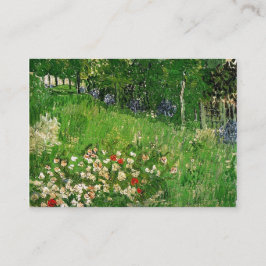 Cartão De Visita Jardim de Daubigny, Vincent Van Gogh. lindo