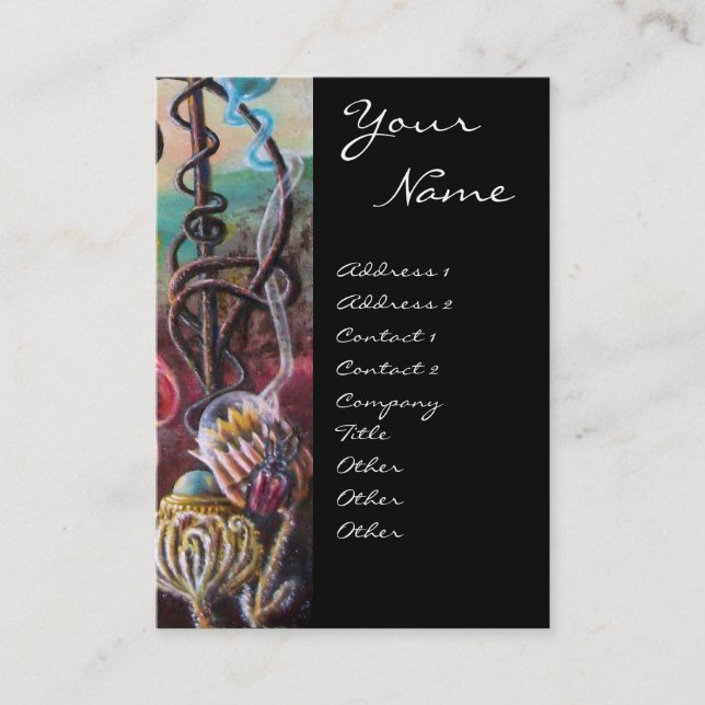 CARTÃO DE VISITA JARDIM DE MELISSA. (Frente)