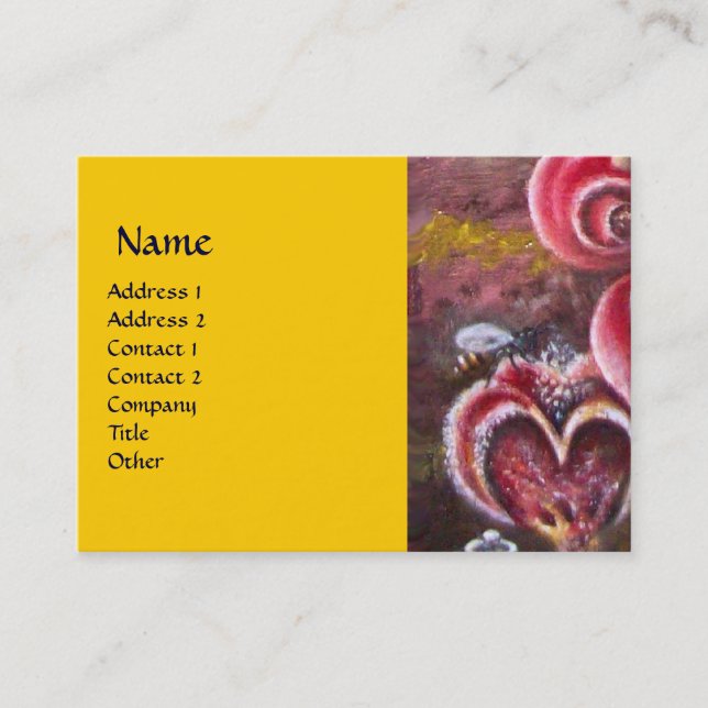 CARTÃO DE VISITA JARDIM DE MELISSA. (Frente)