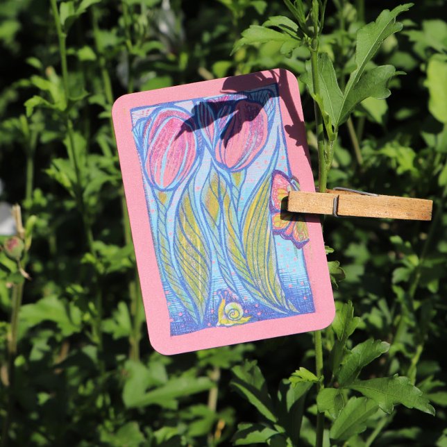 Cartão De Visita Jardim de Primavera (Criador carregado)