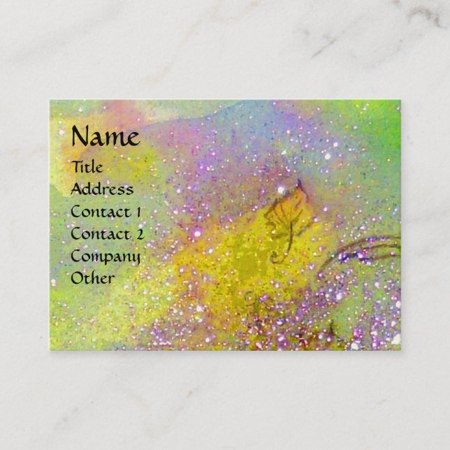 CARTÃO DE VISITA JARDIM DE SOMBRAS PERDIDAS MONOGRAMA DE BORDO (Frente)