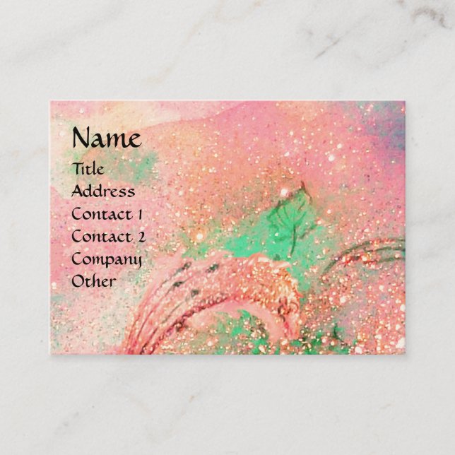 CARTÃO DE VISITA JARDIM DE SOMBRAS PERDIDAS MONOGRAMA DE BORDO (Frente)