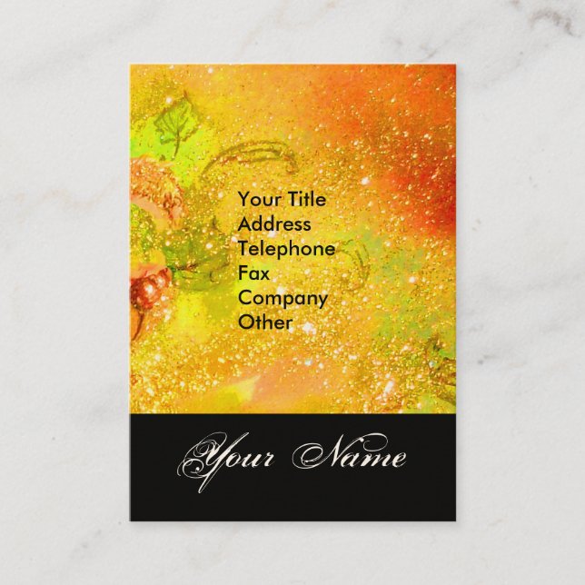 CARTÃO DE VISITA JARDIM DO MONOGRAMA DE PÓ DE ESTADO DE SOMBRA PERD (Frente)