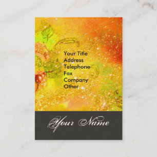 CARTÃO DE VISITA JARDIM DO MONOGRAMA DE PÓ DE ESTADO DE SOMBRA PERD