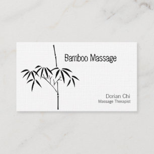Cartão De Visita Jardim Japonês Bambu Design Profissional