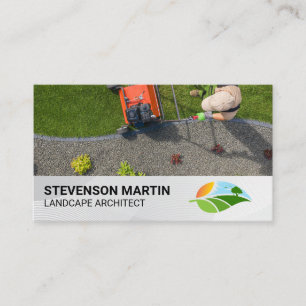 Cartão De Visita Jardinagem do Remo   Logotipo Paisagista