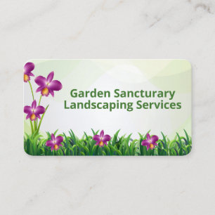Cartão De Visita Jardinagem   Grama   Paisagismo