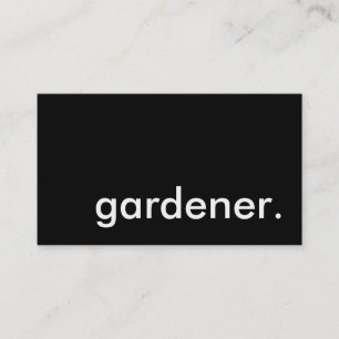 Cartão De Visita jardineiro.