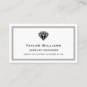 Cartão De Visita Jeweler Jewelry Precioso Stone Jewelry Designer
