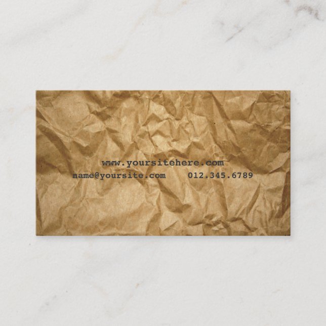 Cartão De Visita Jim (Frente)