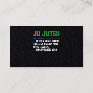 Cartão De Visita Jiu Jitsu - Treinamento em Artes Marciais Brasilei