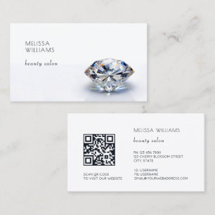 Cartão De Visita Joalheria Luxo Diamantes