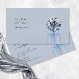Cartão De Visita Joalheria Luxo Diamantes Loja de Joias