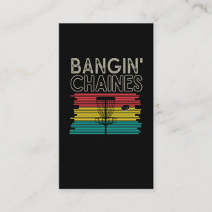 Cartão De Visita Jogador de Golfe do Disco Engraçado do Esporte Fr