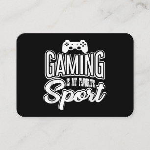 Cartão De Visita Jogador - Jogos É Meu Esporte Favorito