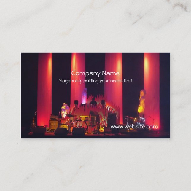 Cartão De Visita Jogos do DJ antes da banda viva (Frente)