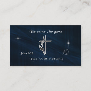 Cartão De Visita John 3:16