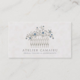 Cartão De Visita Jóia nupcial Wedding dos acessórios do pente do