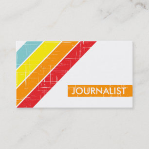 Cartão De Visita JOURNALISTA retro