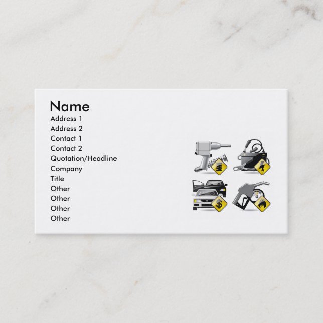 Cartão De Visita jy1, Nome, Endereço 1, Endereço 2, Contato 1, Con. (Frente)