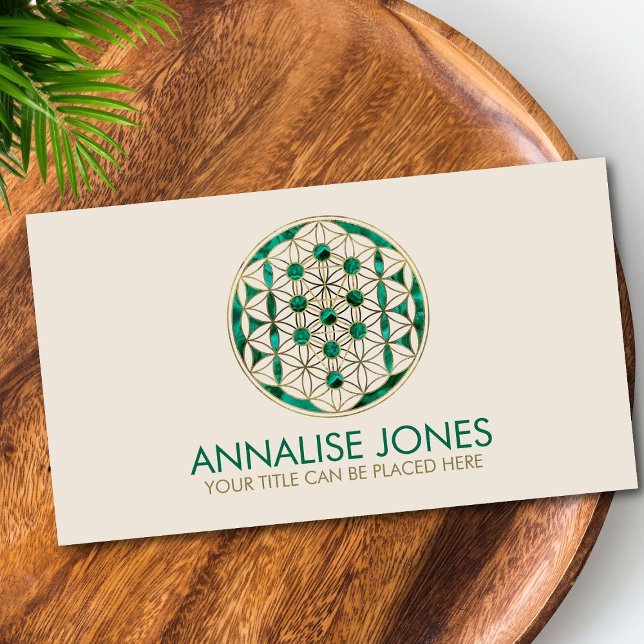 Cartão De Visita Kabbalah A Árvore da Vida - Flor da Vida (Criador carregado)