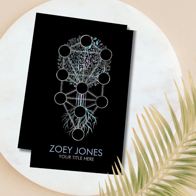 Cartão De Visita Kabbalah O Ornamento da Árvore da Vida (Criador carregado)