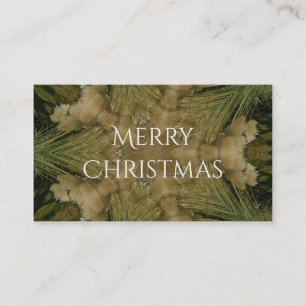 Cartão De Visita Kaleidoscope Design Star de Pampas Grass Green