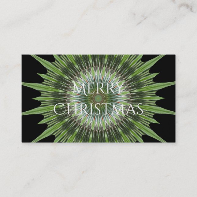 Cartão De Visita Kaleidoscope Mandala Art (Frente)