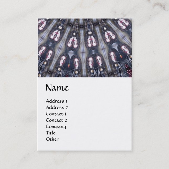 CARTÃO DE VISITA KALEIDOSCOPE PSIQUEDÉLICO/MEMÓRIAS MÍSTICAS MONOGR (Frente)