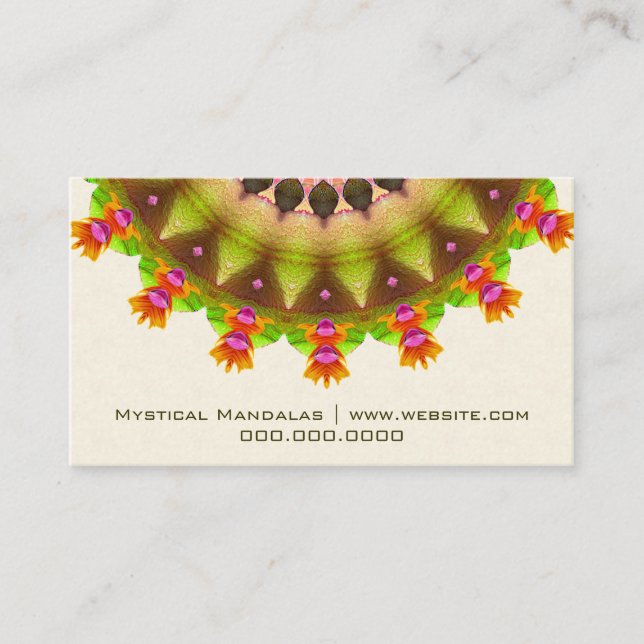 Cartão De Visita Kaleidoscópio (Frente)