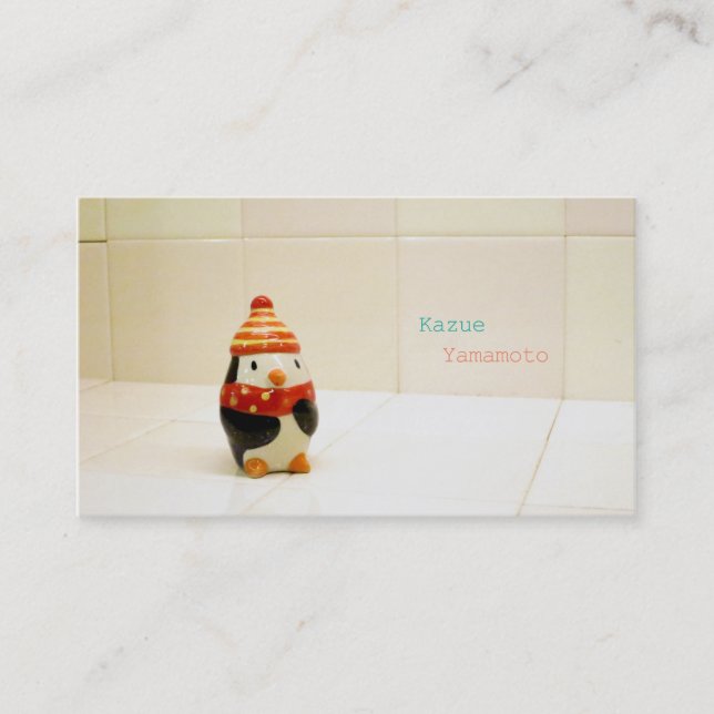 Cartão De Visita Kazue Yamamoto (Frente)