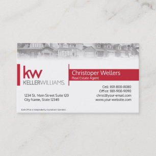 Cartão de visita Keller Williams Real Estate