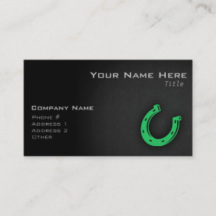 Cartão De Visita Kelly Green Horserrade