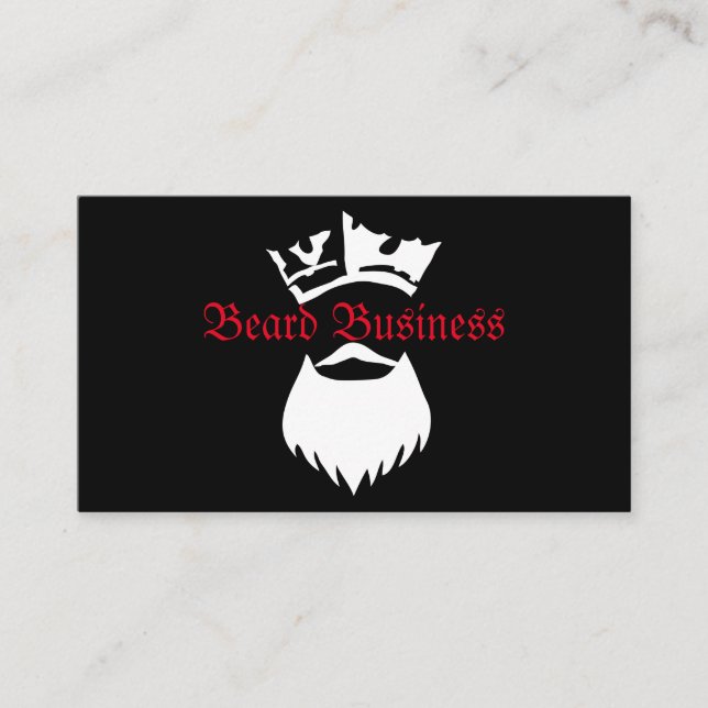 Cartão De Visita King Beard Business (Frente)