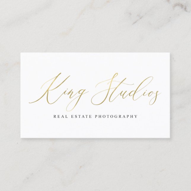 Cartão De Visita King Studios (Frente)