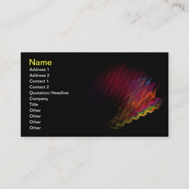 Cartão de visita Kinky (Frente)