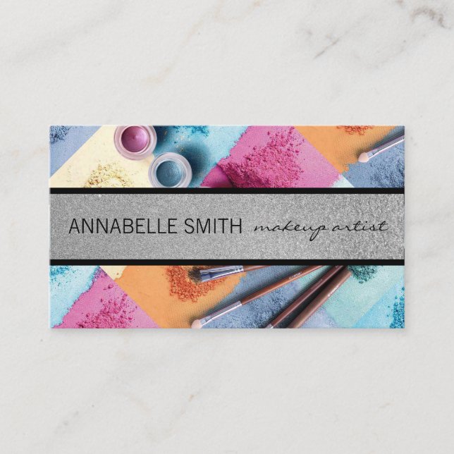 Cartão De Visita Kisses / Artista Makeup / Cabelo MUA (Frente)