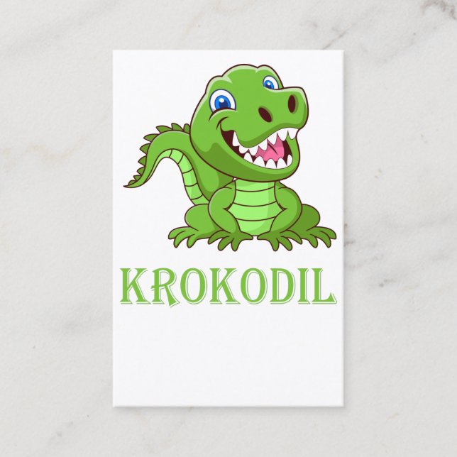 Cartão De Visita Krokodil (Frente)