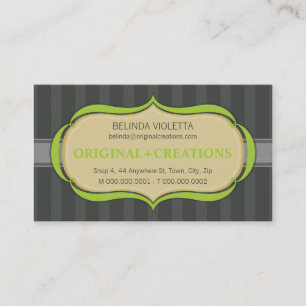 CARTÃO DE VISITA:: L12 chamativo elegante