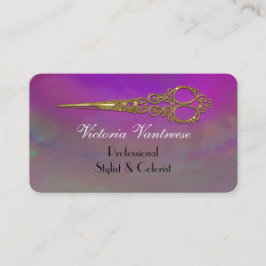 Cartão De Visita Labreche Scissor o Hairstylist elegante