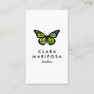 Cartão De Visita Laços de beleza monarca da borboleta elegante