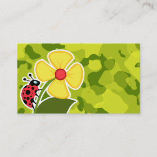 Cartão De Visita Ladybug; Accid Green Camo; Camuflagem