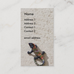 Cartão De Visita lagarto