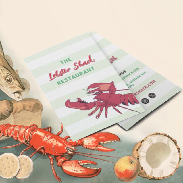 Cartão De Visita Lagosta (Criador carregado)