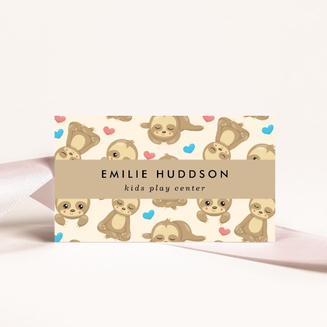 Cartão De Visita Laminhas bonitas, Kids Play Center, Centro de Ativ (Criador carregado)