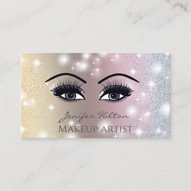 Cartão De Visita Lâmpadas de brilho modernas e elegantes (Frente)