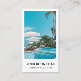 Cartão De Visita Lançamento de Livro | Design do logotipo do Promoc