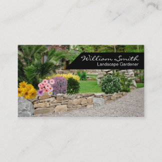 Cartão De Visita Landscape Gardener Business card