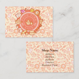 Cartão De Visita Laranja de Kitchenware